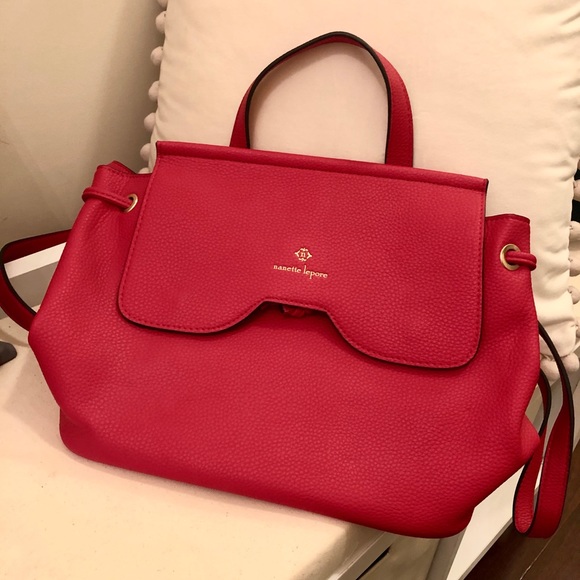 nanette lepore red backpack
